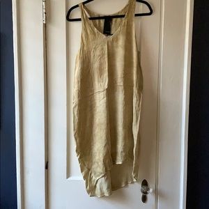Heather tank asymmetrical dress...never worn
